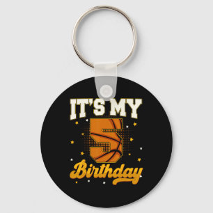Porte-clés C'est mon 5ème anniversaire Sketll Boy 5 ans Cadea