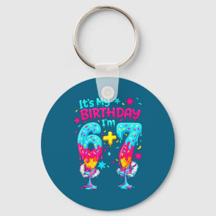 Porte-clés C'est mon anniversaire 6 7 Six Sept