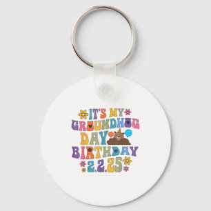 Porte-clés C'est mon chapeau de fête d'anniversaire Jour de l