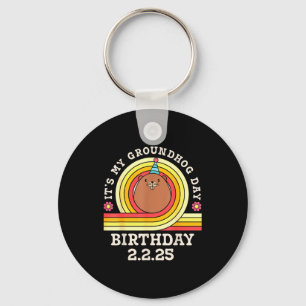 Porte-clés C'est mon chapeau de fête d'anniversaire Jour de l