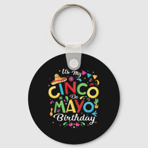 Porte-clés C'est mon Cinco De Mayo Anniversaire Funny Cinco D