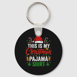 Porte-clés C'Est Mon Pajama De Noël Fun Xmas Pjs Hommes Femme