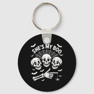 Porte-clés C'est My Boo Skeleton Couples Matching Couple Hall