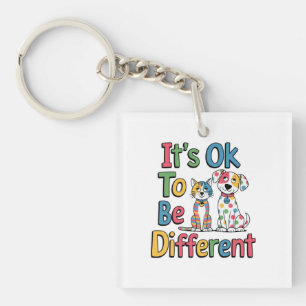Porte-clés C'est ok d'être différent