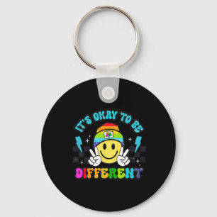 Porte-clés C'est Okay Pour Être Différent Puzzle de Visage So