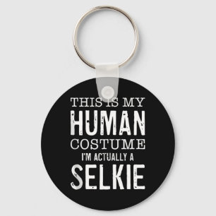 Porte-clés C'est un costume humain de selkie drôle Halloween