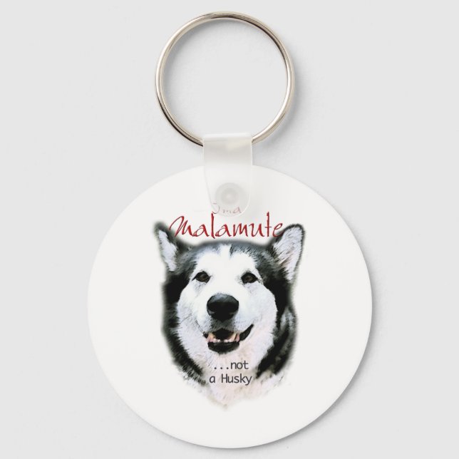 Porte-clés C'est un malamute (Recto)