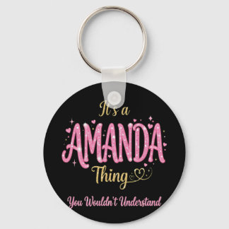 Porte-clés C'est une chose Amanda Rose Gold Femme Cadeau