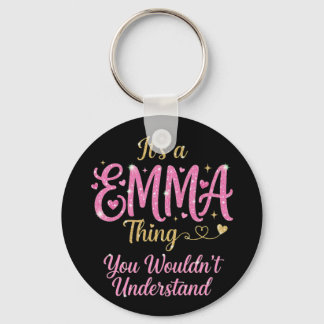 Porte-clés C'est une chose d'Emma Rose Or Femme Cadeau