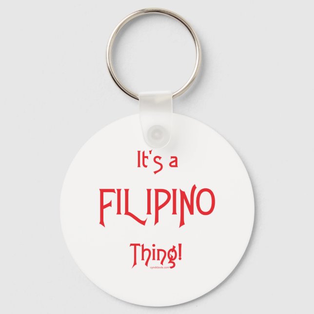 Porte-clés C'est une chose philippine ! (Recto)
