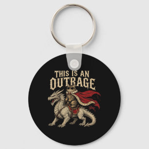 Porte-clés C'est Une Outrage Drôle Princesse Chat Faire Or