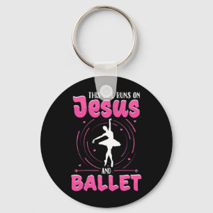 Porte-clés Cette Fille Joue Sur Jésus Et Danse De Ballet