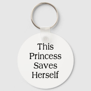 Porte-clés Cette princesse sauve