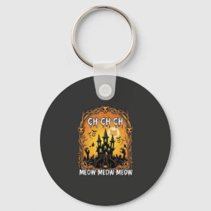 Porte-clés Ch Meow Château Hanté Halloween_1