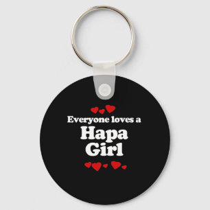 Porte-clés Chacun aime un T-shirt de fille de Hapa