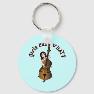Porte-clés Chaîne à chaîne verticale double basse fille