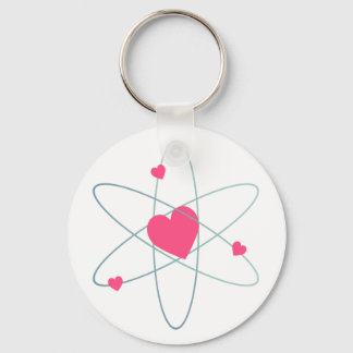 Porte-clés Chaîne-clé du coeur atomique