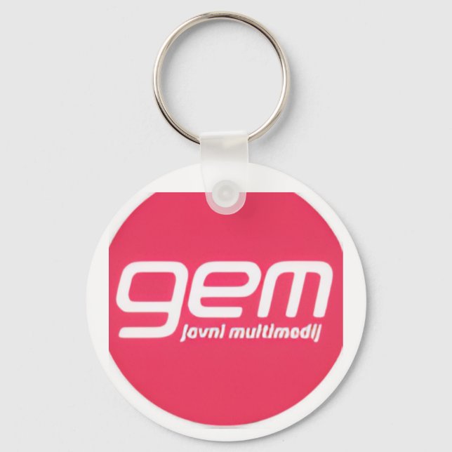 Porte-clés Chaîne de clés Gem Interactive (Recto)