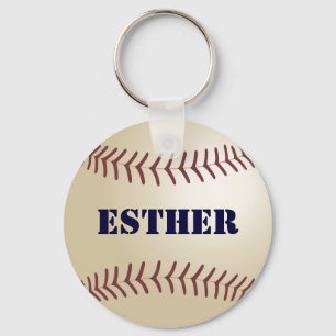 Porte-clés Chaîne Keychain Esther Baseball