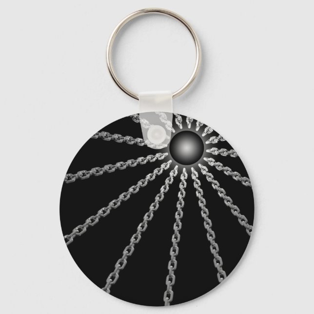 Porte-clés Chaînes sombres (Recto)