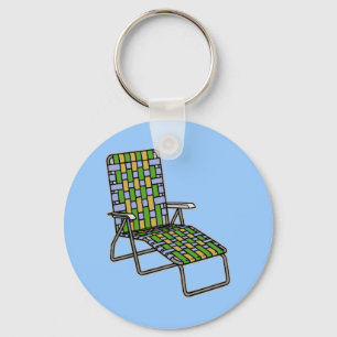 Porte-clés Chaise de pelouse Chaise Lounge