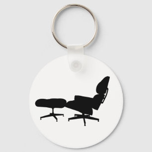 Porte-clés Chaise salon Eames et Porte - clé ottoman