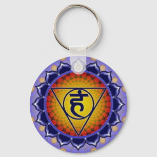 Porte-clés Chakra - gorge - porte - clé