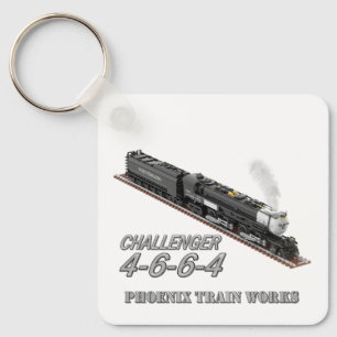 Porte-clés Challenger 4-6-6-4 Locomotive Double Face