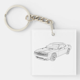 Porte-clés Challengeur de Dodge