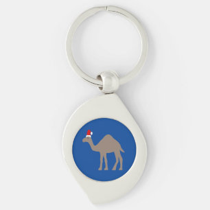 Porte-clés Chameau de Noël mignon