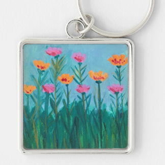 Porte-clés Champ de fleurs