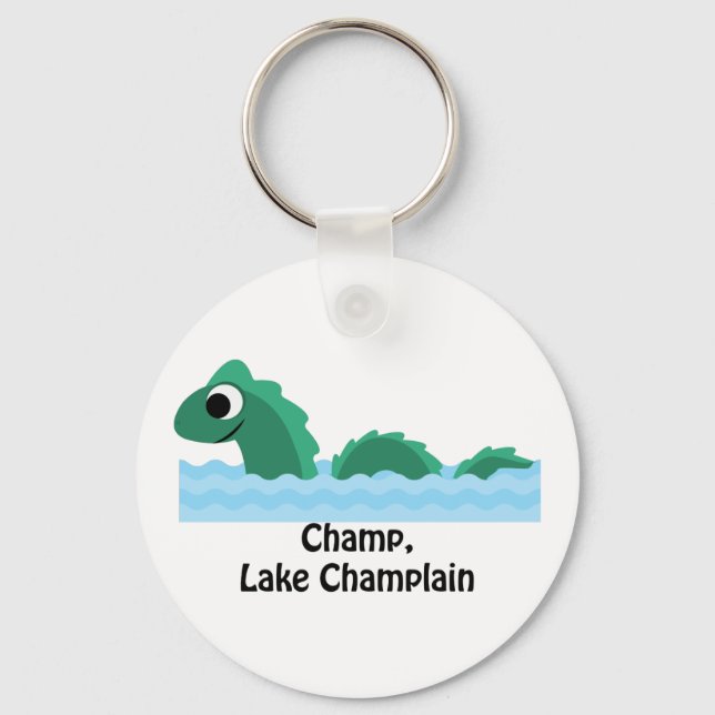 Porte-clés Champ, lac Champlain (Recto)