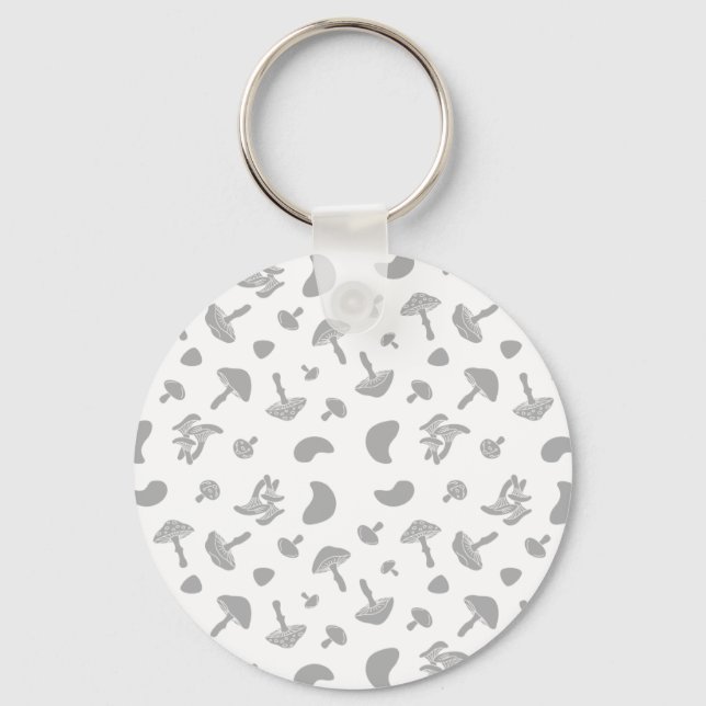 Porte-clés Champignons gris (Recto)
