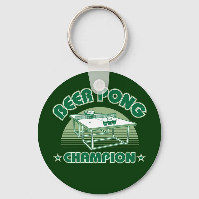 Porte-clés Champion de Beer Pong (Recto)
