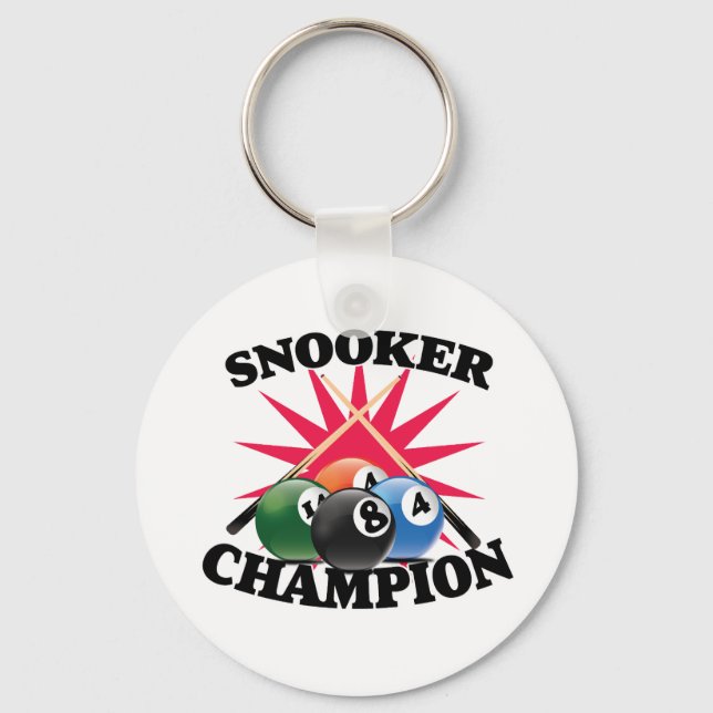 Porte-clés Champion de snooker (Recto)