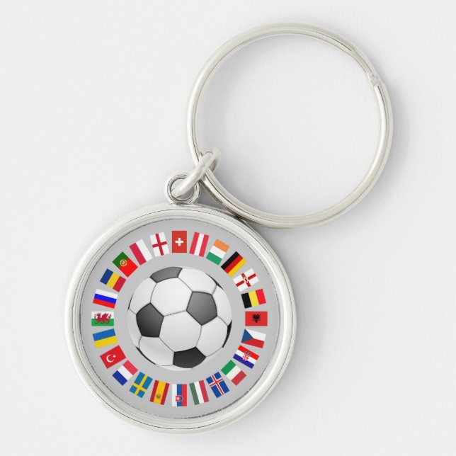 Porte-clés Championnat d'Europe de football 2016 (Devant)