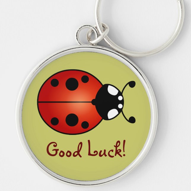 Porte-clés Chance noire orange rouge de Ladybird de (Devant)