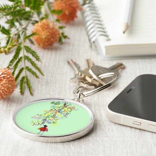 Porte-clés Chant d'oiseaux (Côté)
