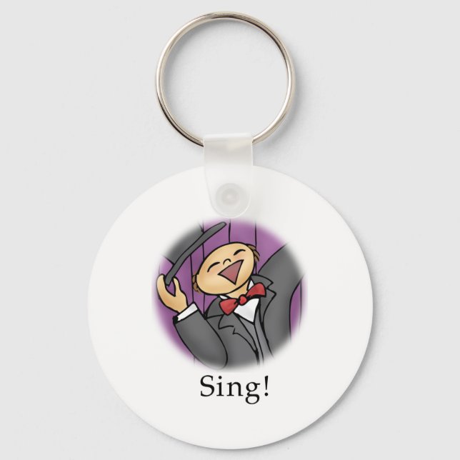 Porte-clés Chantez ! (Recto)