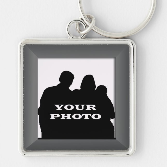 Porte-clés Charcharbon de votre cadre photo Porte - clé Premi (Devant)