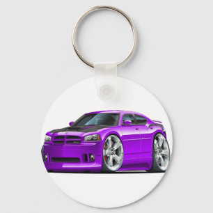 Porte-clés Chargeur de Dodge Super Bee Purple Car