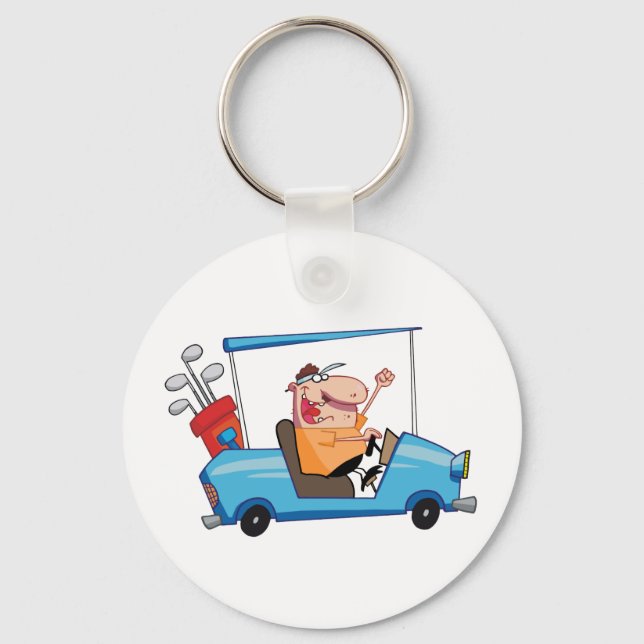 Porte-clés Chariot de golf (Recto)