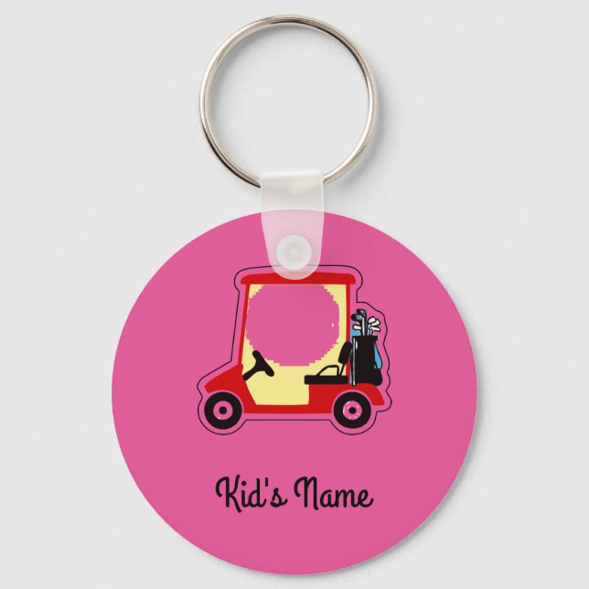 Porte-clés Chariot de golf (Recto)