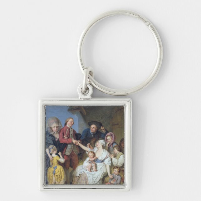 Porte-clés Charité, 1777 (Devant)