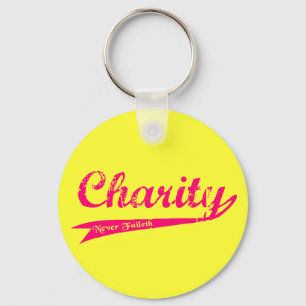 Porte-clés Charité Jamais Foi LDS Relief Society