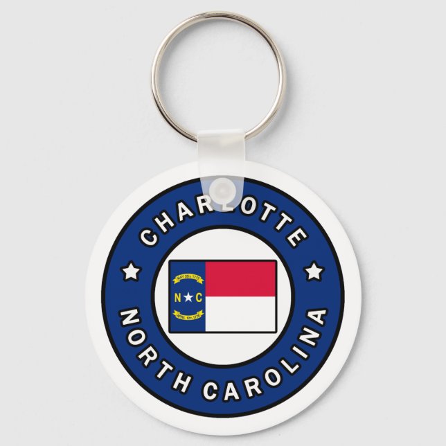 Porte-clés Charlotte Caroline du Nord (Recto)