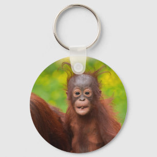 Porte-clés Charme bizarre d'un bébé orangoutan