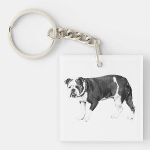 Porte-clés Charme Bulldog, Force Quotidienne