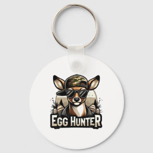 Porte-clés Chasse Aux Oeufs Chasse Aux Cerfs Buck Casquette A