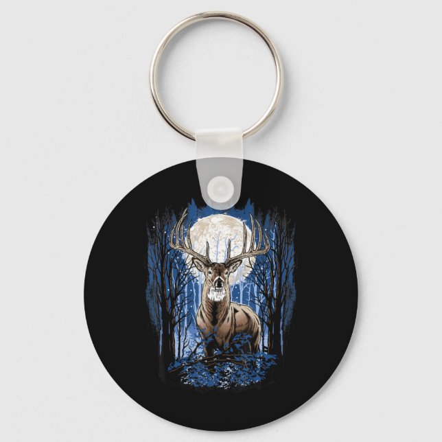 Porte-clés Chasseurs Deer Chasse Big Whitetail Buck (Recto)